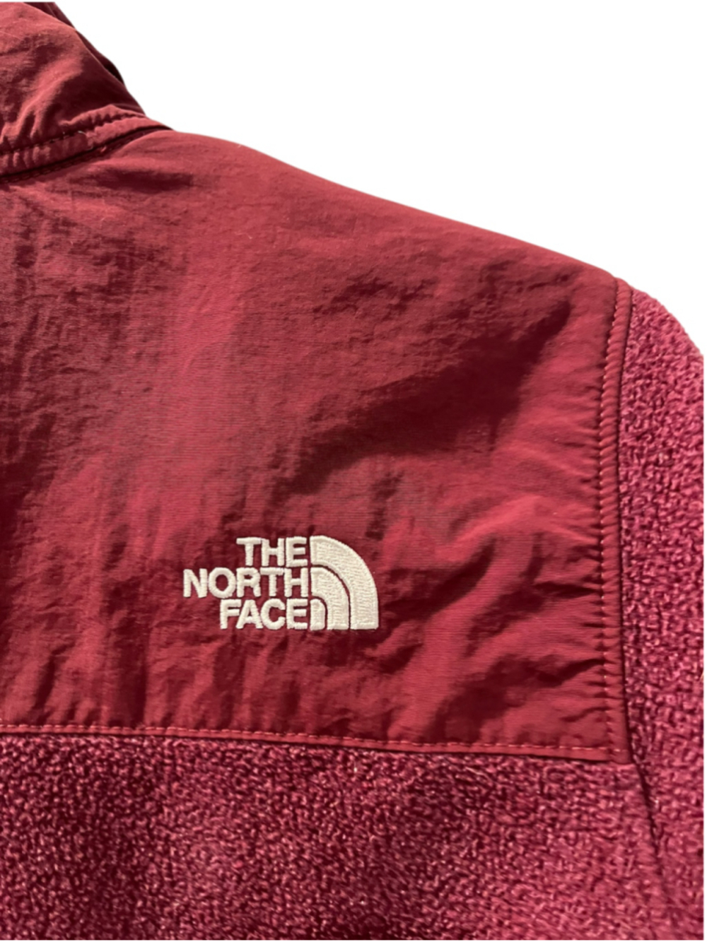 The North Face Tundra RTO 1/2 Zip Fleece Pullover Burgundy Maroon Women's Size L - Picture 8 of 9
